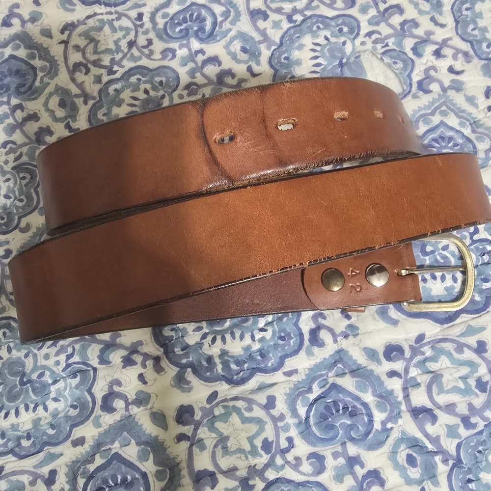 Montana Slings Brown Leather Belt